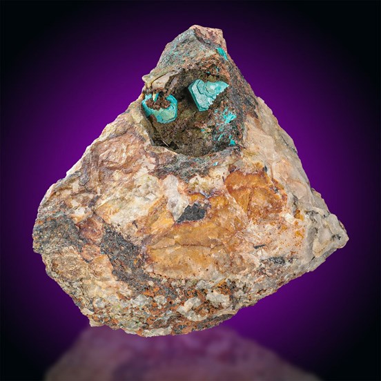 Chalcophyllite-Wheal Gorland | St. Day | Cornwall | England